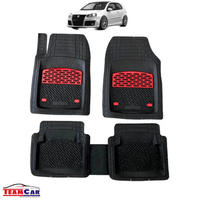 Covorase Auto Compatibile Volkswagen Golf 5 TEAMCAR® Negru Tip Tava, Set Fata-Spate Negru intens - 1