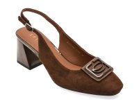 Pantofi eleganti EPICA maro, 5671094, din piele intoarsa - 1