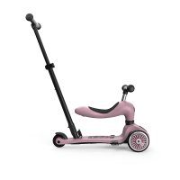 Trotineta copii cu sezut si maner, transformabila 3in1, Highwaykick 1 Push and Go Wildberry, 1-5 ani, pana la 50 kg, Scoot  Ride - 1
