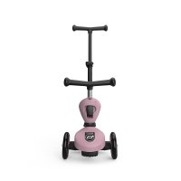 Trotineta copii cu sezut si maner, transformabila 3in1, Highwaykick 1 Push and Go Wildberry, 1-5 ani, pana la 50 kg, Scoot  Ride - 4
