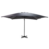 Umbrela de gradina suspendata cu rotatie de 360 de grade Raffaella aluminiu 3x3m antracit - 2