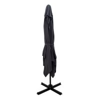 Umbrela de gradina suspendata cu rotatie de 360 de grade Raffaella aluminiu 3x3m antracit - 3