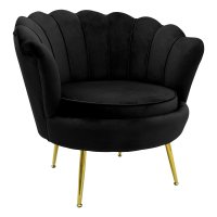 Fotoliu Negru Daimon - Design Modern 79x74x78 cm - 1