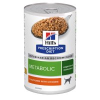 HILL'S Prescription Diet Metabolic pentru Câini, Pui, 370g - Conservă Umidă pentru Controlul Obezității - 1