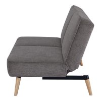 Canapea extensibila Swan, maro, 186 x 113 x 83 cm - 3