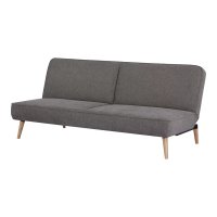 Canapea extensibila Swan, maro, 186 x 113 x 83 cm - 4