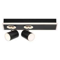 Spot LED Ajustabil Dublu Ledvance DECOR MARS, 29W, 3100 lm, Negru, Lumina Calda 3000K, IP20, Dimensiune 408mm, Clasa Energetica F - 2