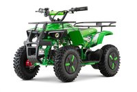 ATV electric NITRO Dusty pentru copii, 1000W, 36V, verde, cu anvelope Snowy - 1