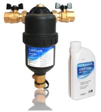 Filtru antimagnetita Salus MD34S cu robinet de ¾ inch si lichid inhibitor de 500ml - 1