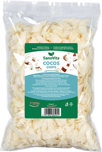 SanoVita Chips de Cocos 200g - Gustare Naturala si Sanatoasa - 1