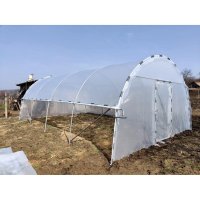 Solar gradina profesional, 8 x 3 x 2.5 m, 24 mp, structura otel galvanizat - 4