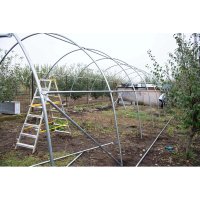 Solar gradina profesional, 8 x 3 x 2.5 m, 24 mp, structura otel galvanizat - 7