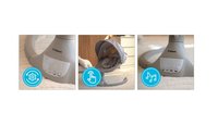 Leagan electric cu 5 moduri de balansare pentru copii Kidnort Svaie Grey, portabil, cu telecomanda, muzica, conectare bluetoothusb, accesorii incluse, dimensiune 66 x 65 x 53.5 cm - 4