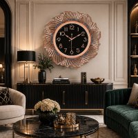 Ceas de perete elegant 57 cm cu design modern si silentios - 1