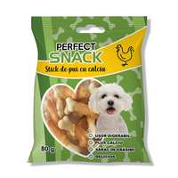 Perfect Snack pentru caini, stick din pui cu calciu, 80 g - 1