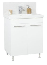 Set Baza front MDF si Lavoar seria 754, 65 cm, alb - 1