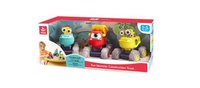 Set de 3 masinute de constructie Monstruletii Amuzanti, cu frictiune - 1