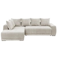 Coltar extensibil MARIBO LC, bej, colt stanga, 282x205x92 cm, cu arcuri si lada depozitare - 1