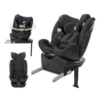 Scaun auto pentru copii Lorelli Perseus Black i-Size, isofix, baza rotativa, picior de sprijin, EPS Memory, panou de ventilatie, SPS, 0 luni-12 ani, 40-150 cm - 5