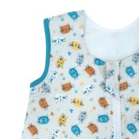 Sac de dormit pentru copii KidsDecor 0.5 tog Miau Miau din bumbac 60 cm - 1