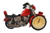 Ceas de masa in forma de motocicleta, rosu, 22 cm, SD6185-8 - 3