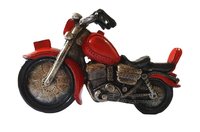 Ceas de masa in forma de motocicleta, rosu, 22 cm, SD6185-8 - 2