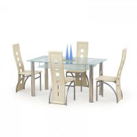 Masa de living CRISTAL din sticla, 150x90x77 cm - 1