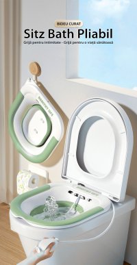 Vas Pliabil pentru Baie de Sezut LittleDomi® cu Irigator Reglabil pentru Tratament Hemoroizi - 8