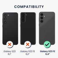 Husa kwmobile Roz din Silicon pentru Samsung Galaxy S23 FE, KWM000021KZ003C - 1