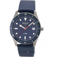 Ceas Barbatesc Boccia 3664-02 din Titan, 39mm, Rezistenta 10ATM - 1