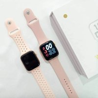 Ceas Smartwatch Techstar® T55, 1.3 Inch IPS, Monitorizare Cardiaca, Tensiune, Sedentarism, Bluetooth 5.0, 2 Curele, Roz - 7