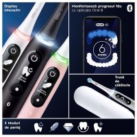 Periuta de dinti electrica Oral-B iO6 cu Tehnologie Magnetica si Micro-Vibratii, Inteligenta artificiala, Display led - 4