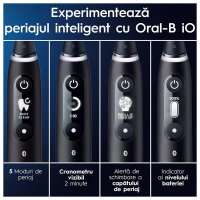 Periuta de dinti electrica Oral-B iO6 cu Tehnologie Magnetica si Micro-Vibratii, Inteligenta artificiala, Display led - 3