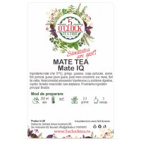 Ceai Mate IQ 100g - Energizant cu Ginkgo si Guarana - 2