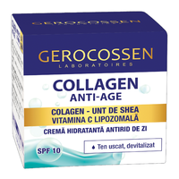 Crema hidratanta antirid de zi SPF10 Collagen Anti-Age, 50ml, Gerocossen - 1