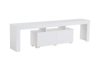 Suport TV Hanah Home din pal melaminat, alb natural, 180x50x31.3 cm - 1