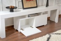 Suport TV Hanah Home din pal melaminat, alb natural, 180x50x31.3 cm - 4