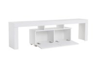 Suport TV Hanah Home din pal melaminat, alb natural, 180x50x31.3 cm - 7