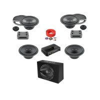 Set difuzoare auto cu subwoofer pentru Mercedes-Benz Clasa E W212 facelift 2013 - 2016 Hertz Cento 1030 W - 1