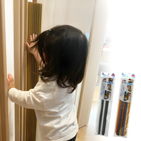 Set 2 protectii usi tip acordeon pentru copii Alb - 1