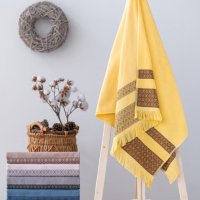 Prosop Twins Galben 75x150 cm (Bumbac 100%) - 1