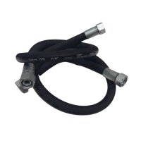 Furtun hidraulic sertizat 2SN pentru IFRON / TAF, L=1000mm, 2 insertii metalice - 1