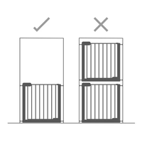 Poarta de siguranta Munchkin Maxi-Secure Easy Lock Silver - 6