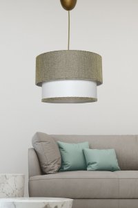 Lustra Tubol Verde 30x30x20 cm - 1