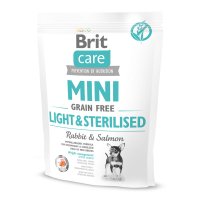 BRIT Care Mini Light & Sterilised, XS-S, Iepure, hrană uscată fără cereale câini sterilizați, 400g - 2