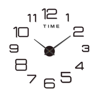 Ceas de Perete ZH00220 Fara Rama 60 cm cu Cifre Autoadezive pentru Decor Modern - 1