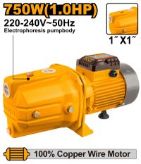 Pompa de Suprafata Ingco JP07508, 750W, 51m, 55 l/min - 1
