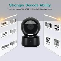 Scanner coduri de bare 1D, 2D si QR, cu senzor de scanare inteligenta automata, negru - 7