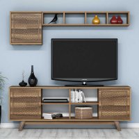 Comoda TV Ayla - Walnut - 1