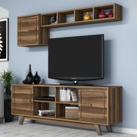 Comoda TV Ayla - Walnut - 3